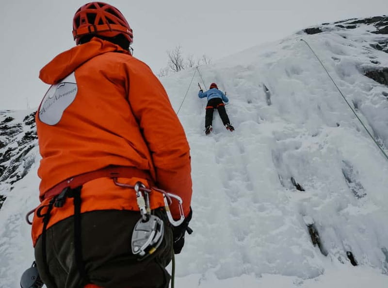 Abisko: Ice Climbing for All Levels with Certified Guide - UIAA Certified Guidance: Harnessed And Belayed Through Every Move