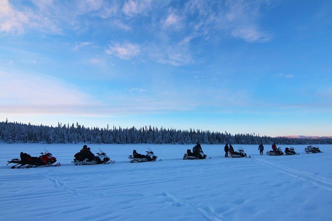 Afternoon Snowmobile Tour - Getting geared up: Kiruna Guidetur office to forest start point