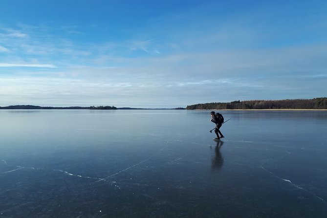 Beginner friendly Nordic Ice Skating On lakes in Stockholm - How The Day Runs From Meeting Point To Frozen Water