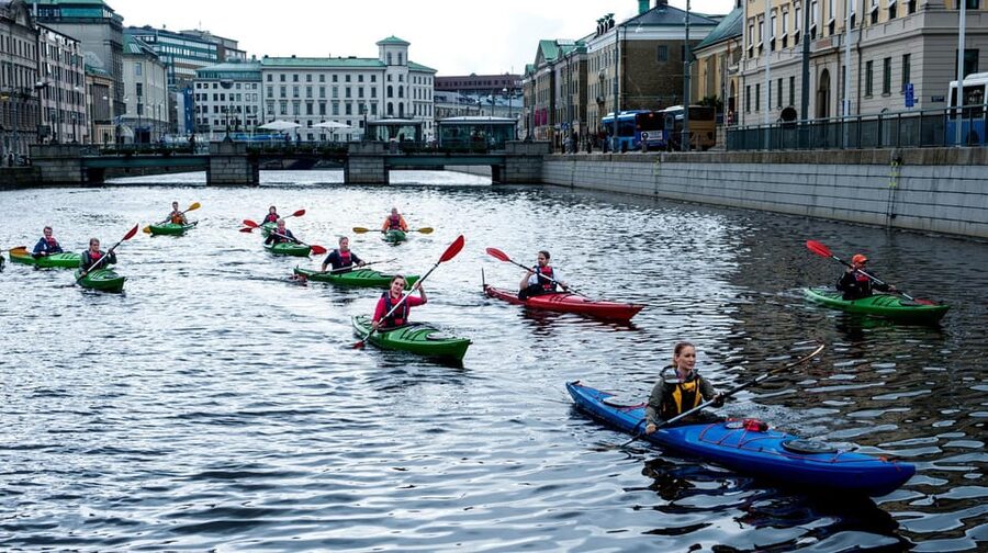 City Kayak Tour - Seeing Gothenburg Up Close Without the Big-Boat Scale