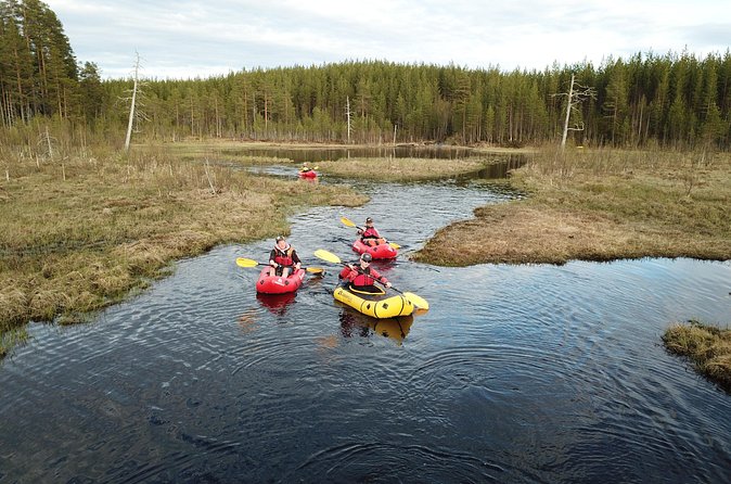 Family Packraft tour in Sälen - From Lindvallen to the water: gear check and short hike
