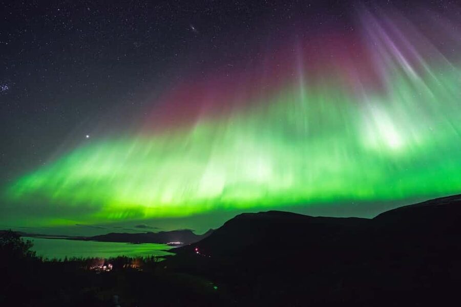 Kiruna: Northern Lights Chase with Car - How the Night View Starts: Getting Past City Glow