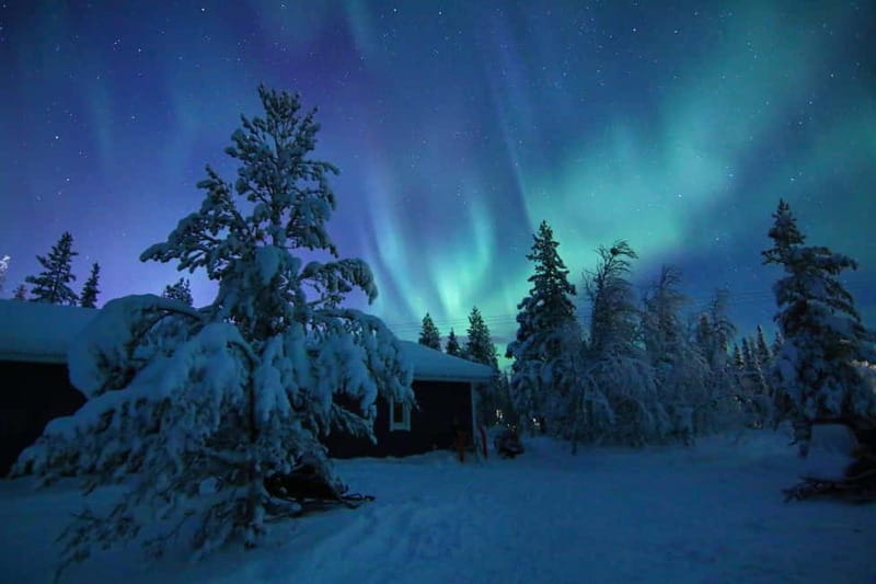 Kiruna: Snowshoe Trek with Aurora Hunt and Warm Beverage - Snowshoes, Overalls, Boots, and Poles: What You Get and How to Prep