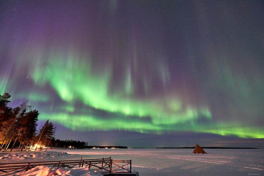 Luleå : Northern lights snowmobile tour - What the guide actually does on the night: learning aurora basics while you watch