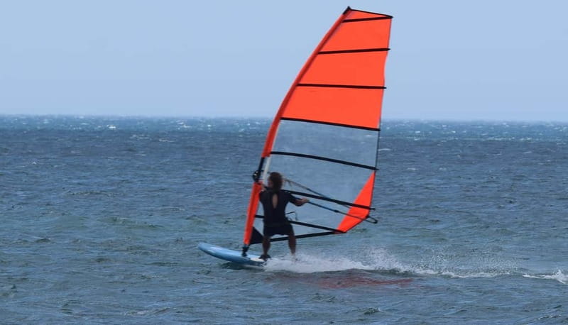 Malmö: Beginner class Dynamic Windsurfing - Your 2.5 hours: how you go from shore basics to windsurfing on the water
