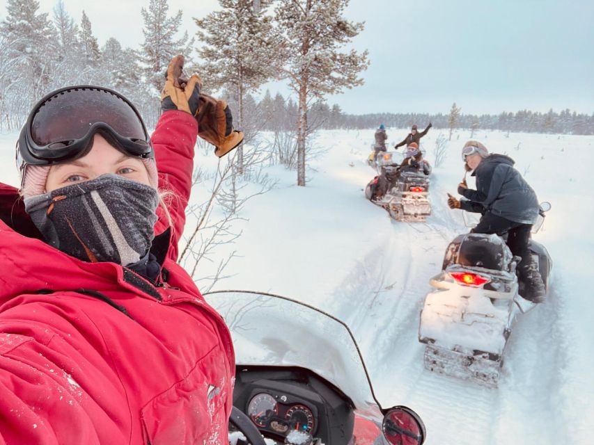 Polar Nature Tour on Snowmobile - The two hours out on the snow: frozen lakes, forests, and marshland