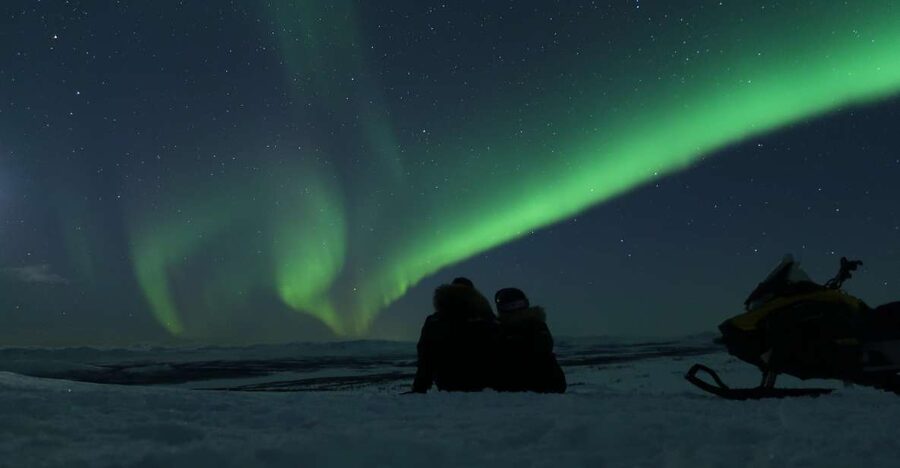 Premium Aurora Snowmobile Ride With Panoramic Views - Dinner in a tipi at Máttaráhkká, Northern Lights Lodge