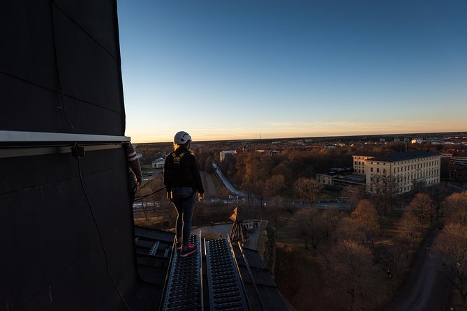 Roofwalking on the worlds greatest pink castle! - Inside the castle, then up the roof for real Uppsala views