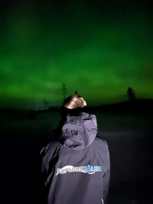 Sälen: Northern Lights Snowshoe Adventure with Pickup - When the sky cooperates, photo chances get real