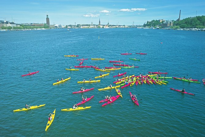 Self-Guided Kayak Adventure In Central Stockholm (Two-man kayak) - Pacing Yourself on a Self-Guided Route