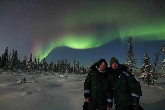 Snowmobile Aurora Expedition with dinner - Aurora hunting: when you see it early, and when weather calls the shots