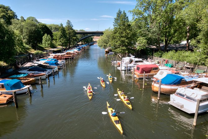 Stockholm City Evening Kayak Tour - The Midsummer meal stop: Swedish tradition served at water level