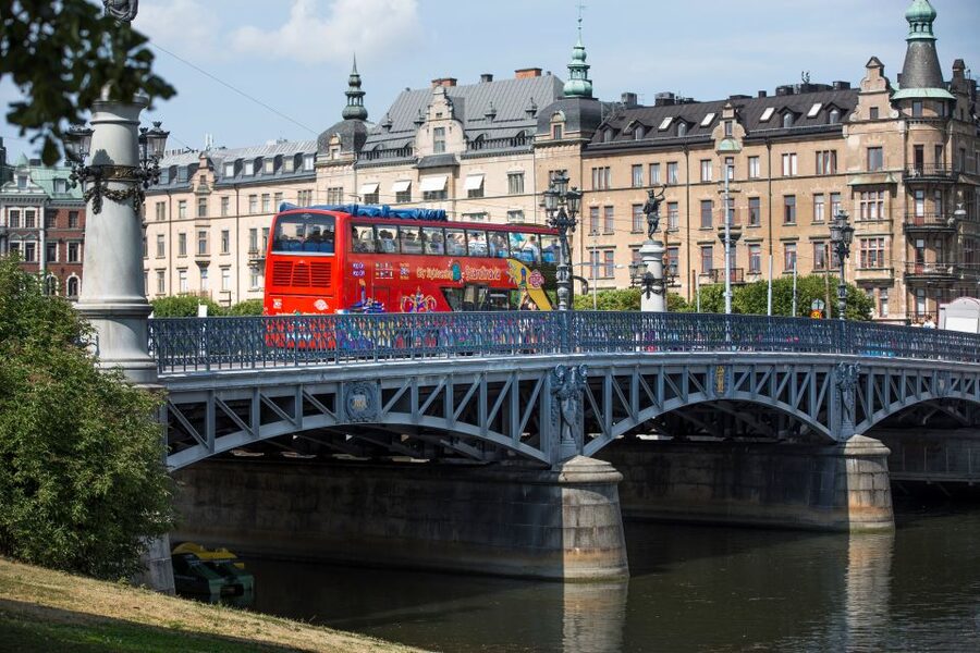 Stockholm: City Sightseeing Hop-On Hop-Off Bus Tour - Strömgatan and the Royal Opera area: start with the grand entrance feel