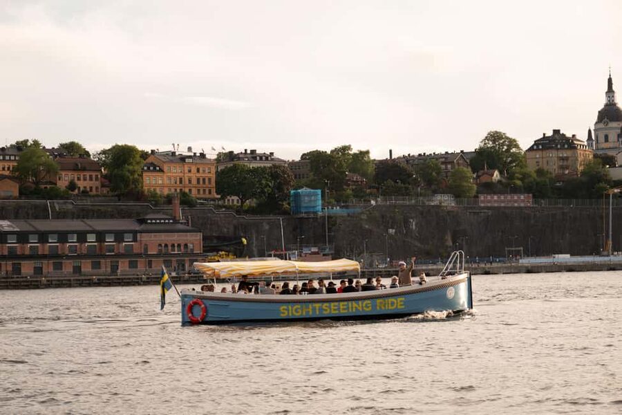 Stockholm: Guided City Sightseeing Open Electric Boat Tour - Where It Fits Best in Your Trip
