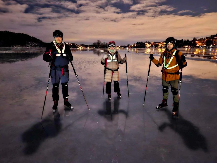Stockholm: Ice Skating in the Moonlight with Hot Chocolate - Two Guided Skating Sessions, Plus a Break That Helps