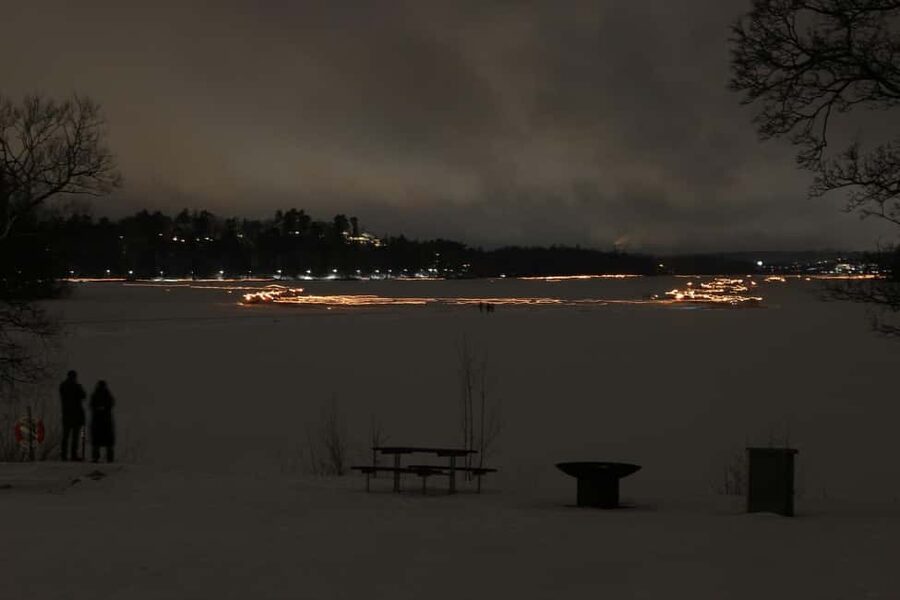 Stockholm: Ice Skating with fire & chance of Northern Lights - Campfire dinner and Swedish fika, the warm pause that makes it work