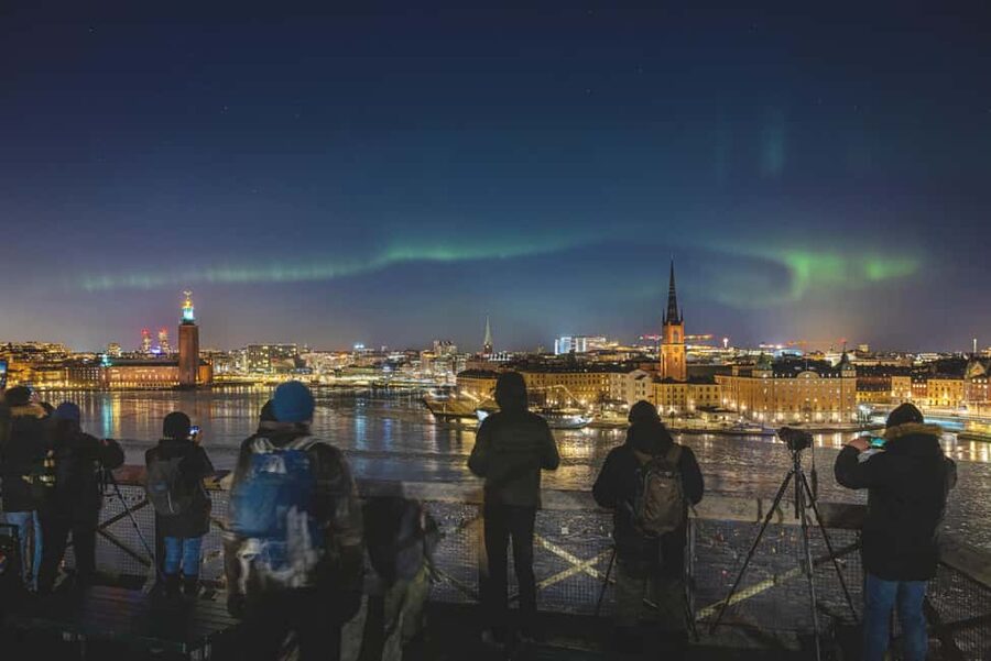 Stockholm: Ice Skating with fire & chance of Northern Lights - Northern Lights odds: what to hope for, and how the tour reacts