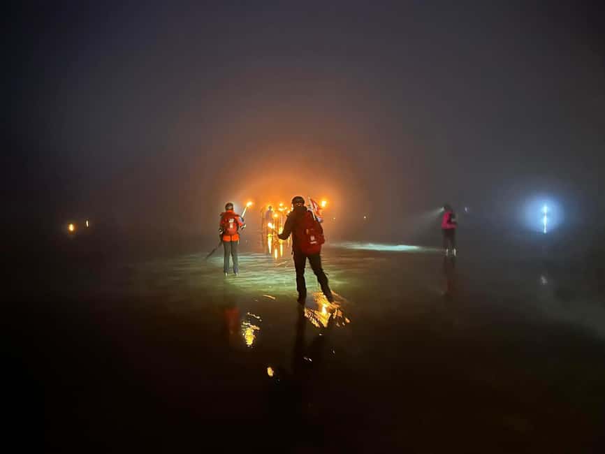 Stockholm: Ice Skating with fire & chance of Northern Lights - Meeting point, transit, and the easy walk to the lake area