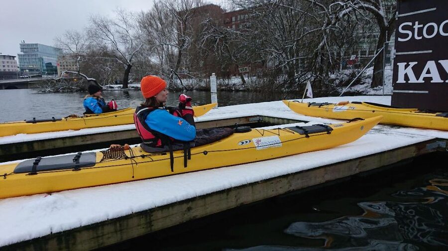 Stockholm: Winter City Kayaking Tour - The 3.5 to 4 Hour Route: City Hall, Gamla Stan, Södermalm