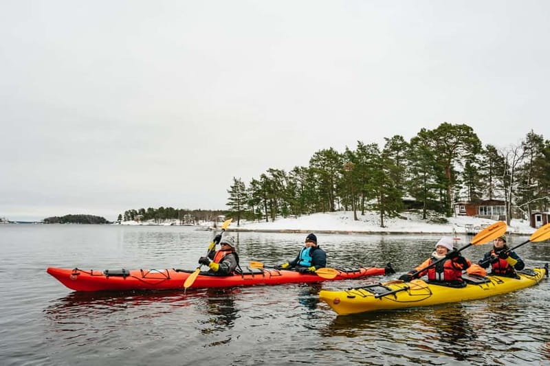 Stockholm: Winter Kayaking, Swedish Fika, and Hot Sauna - Winter kayaking near Stockholm, why it works so well as a half-day
