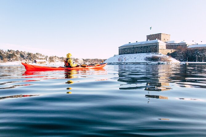 Stockholm: Winter Kayaking, Swedish Fika and hot Sauna Experience - Vaxholm Fortress: paddle to history at the fortress edge