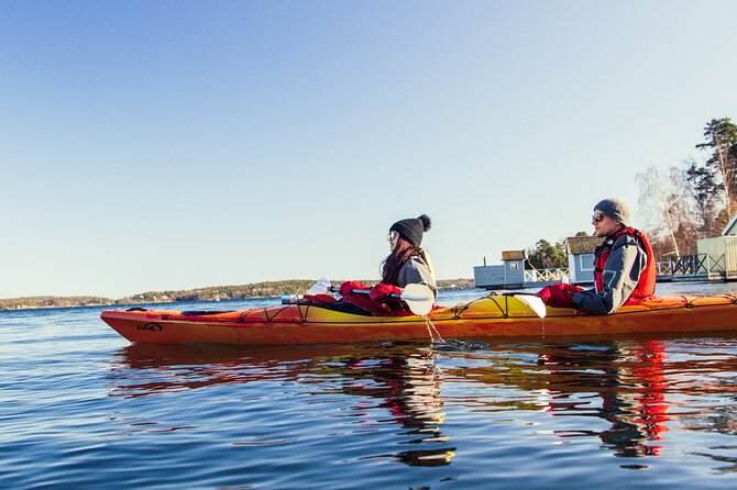 Stockholm: Winter Kayaking, Swedish Fika and hot Sauna Experience - Bogesundslandet naturreservat: wildlife and open meadows in winter quiet