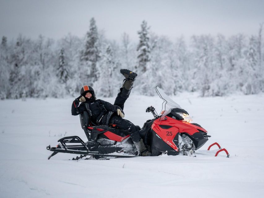 Wilderness Tour with Snowmobile & Ice Fishing - From Kiruna pickup to Kalixforsbron, the trip is part of the experience