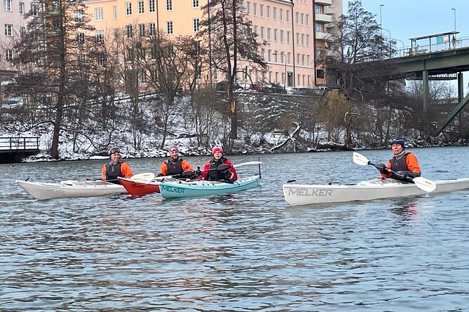 Winter Kayak Tour in Stockholm City (Dry Suit Kayaking) - Why winter dry-suit kayaking in central Stockholm feels different